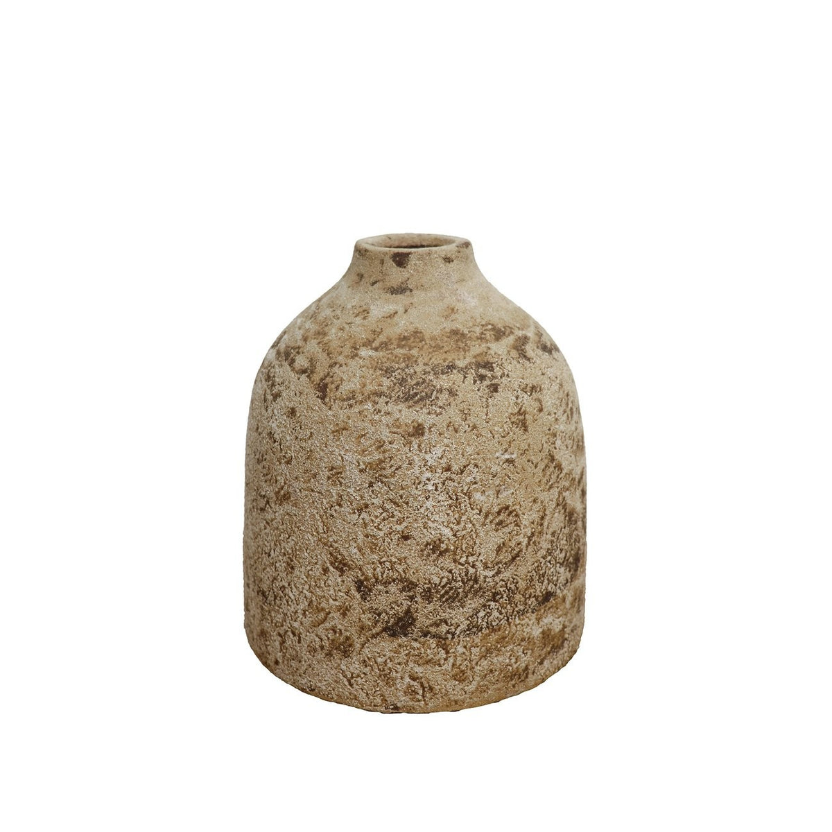 Earthenware Small Short Vessel - Aged Natural
