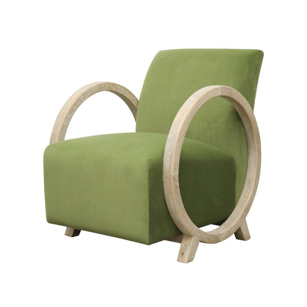 Brea Armchair - Grey/Green