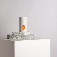 Synergy Oil Burner - White Limestone