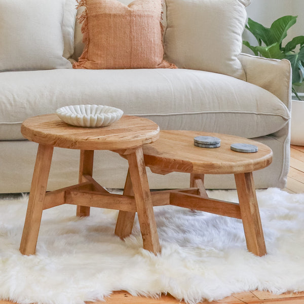 Parq Tall Nesting Coffee Table - Natural