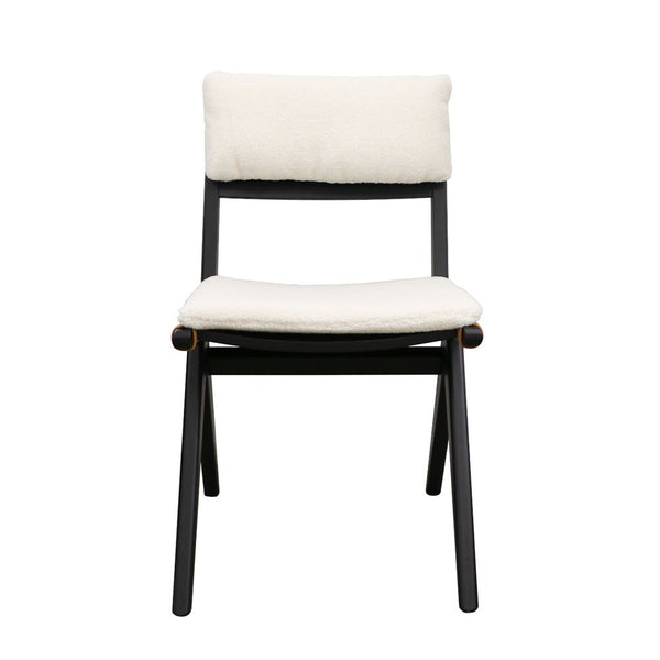 Cortez Dining Chair with removable Cushions - Black