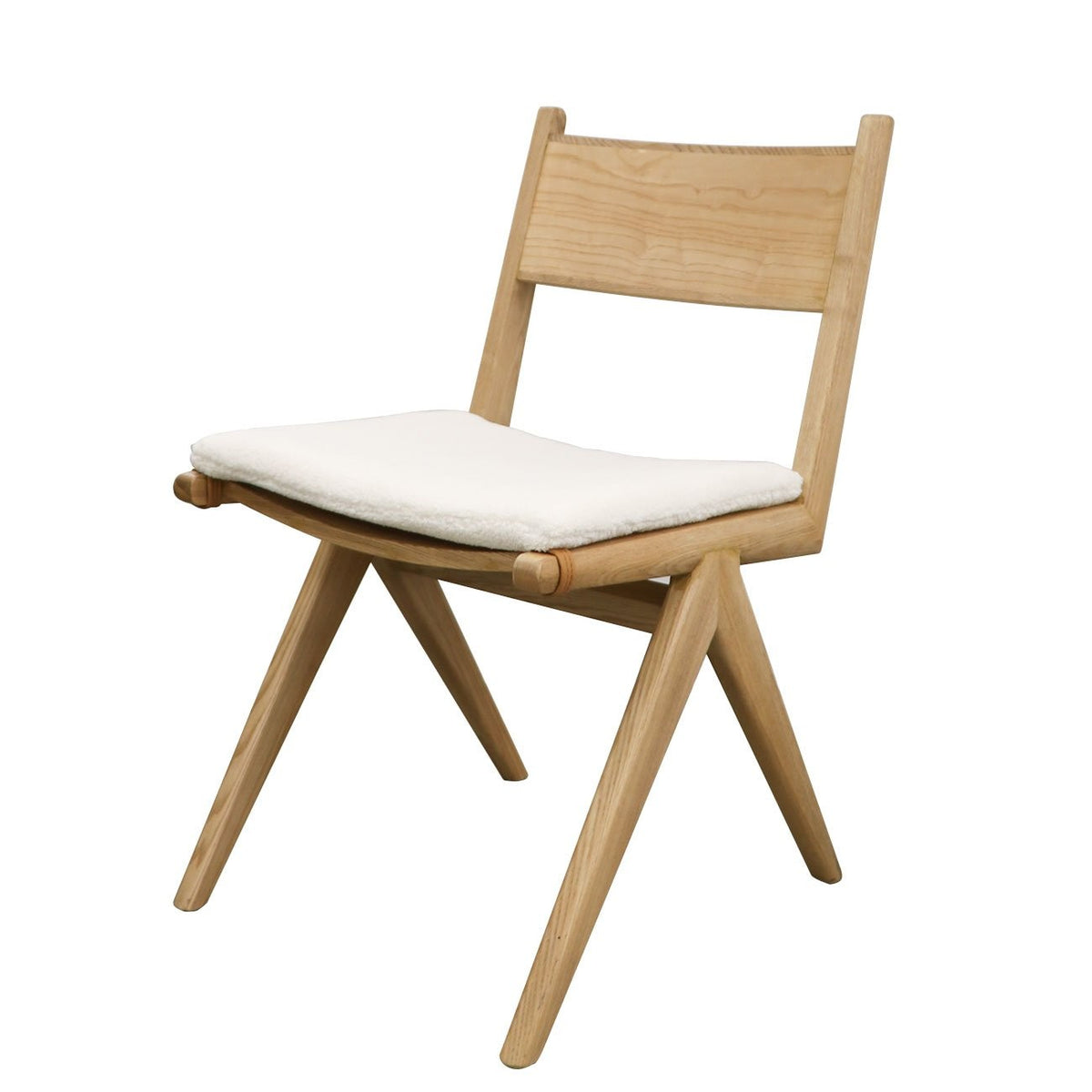 Cortez Dining Chair with removable Cushions - Natural