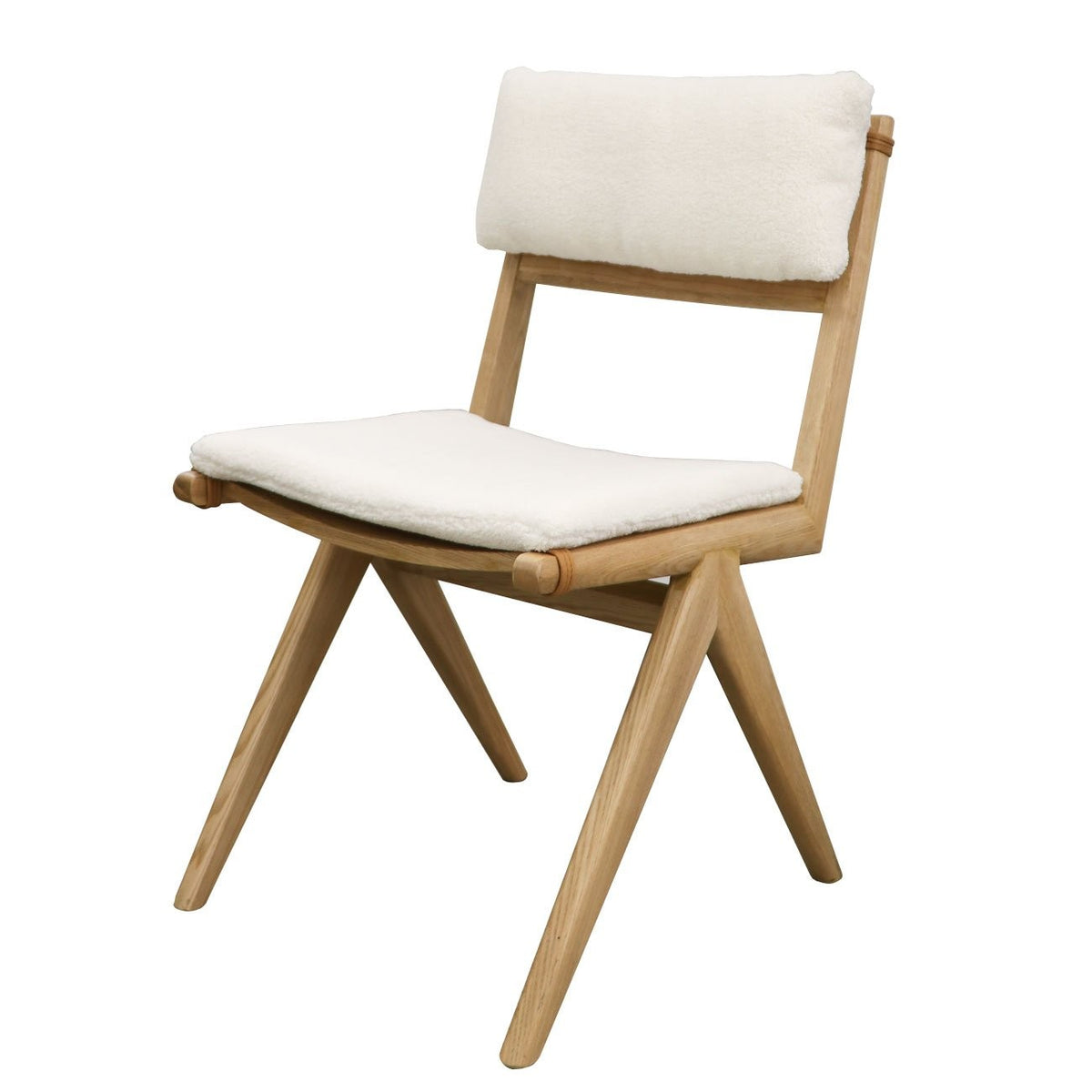 Cortez Dining Chair with removable Cushions - Natural