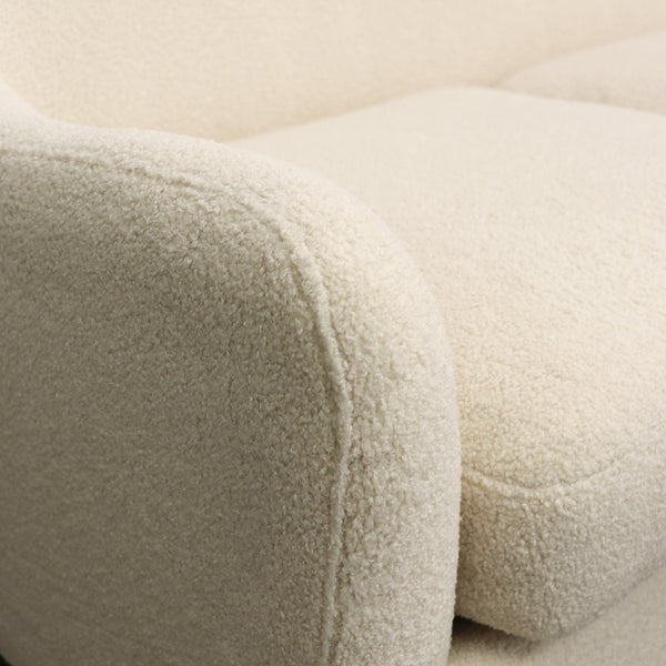 Teddy 3 Seater Sofa - Cream Shearling