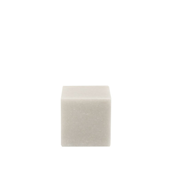 Marble Object Cube - White
