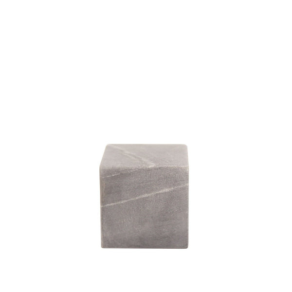 Marble Object Cube - Grey