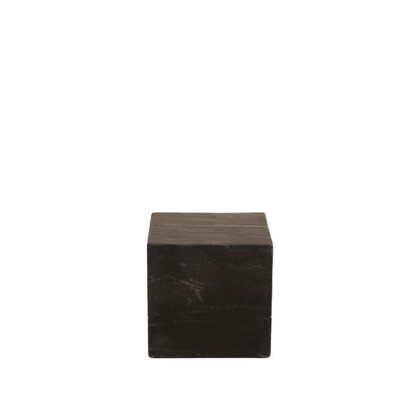 Marble Object Cube - Black