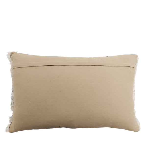 Cora Rectangle Cushion - Natural/Grey