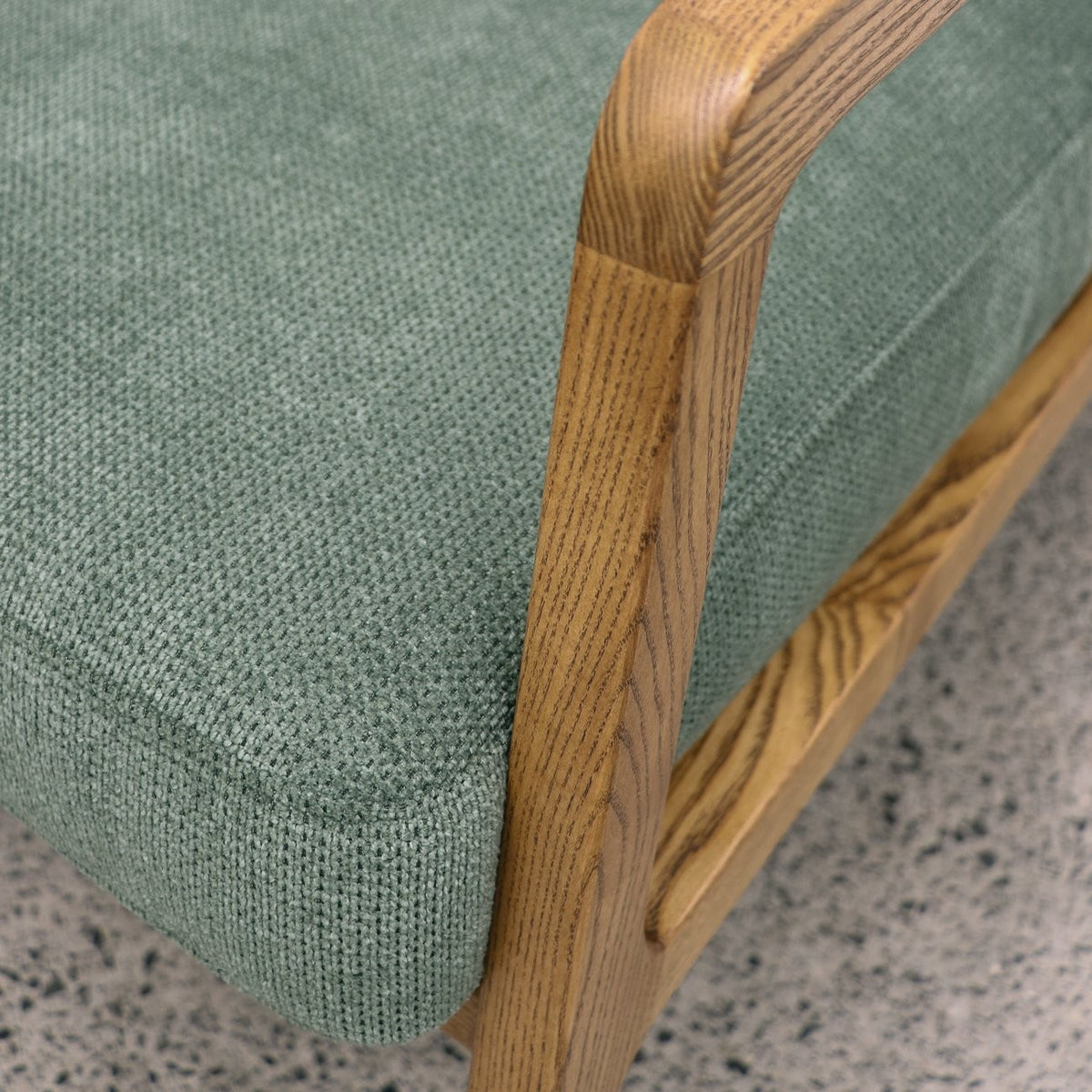 Baker Fabric Armchair - Green