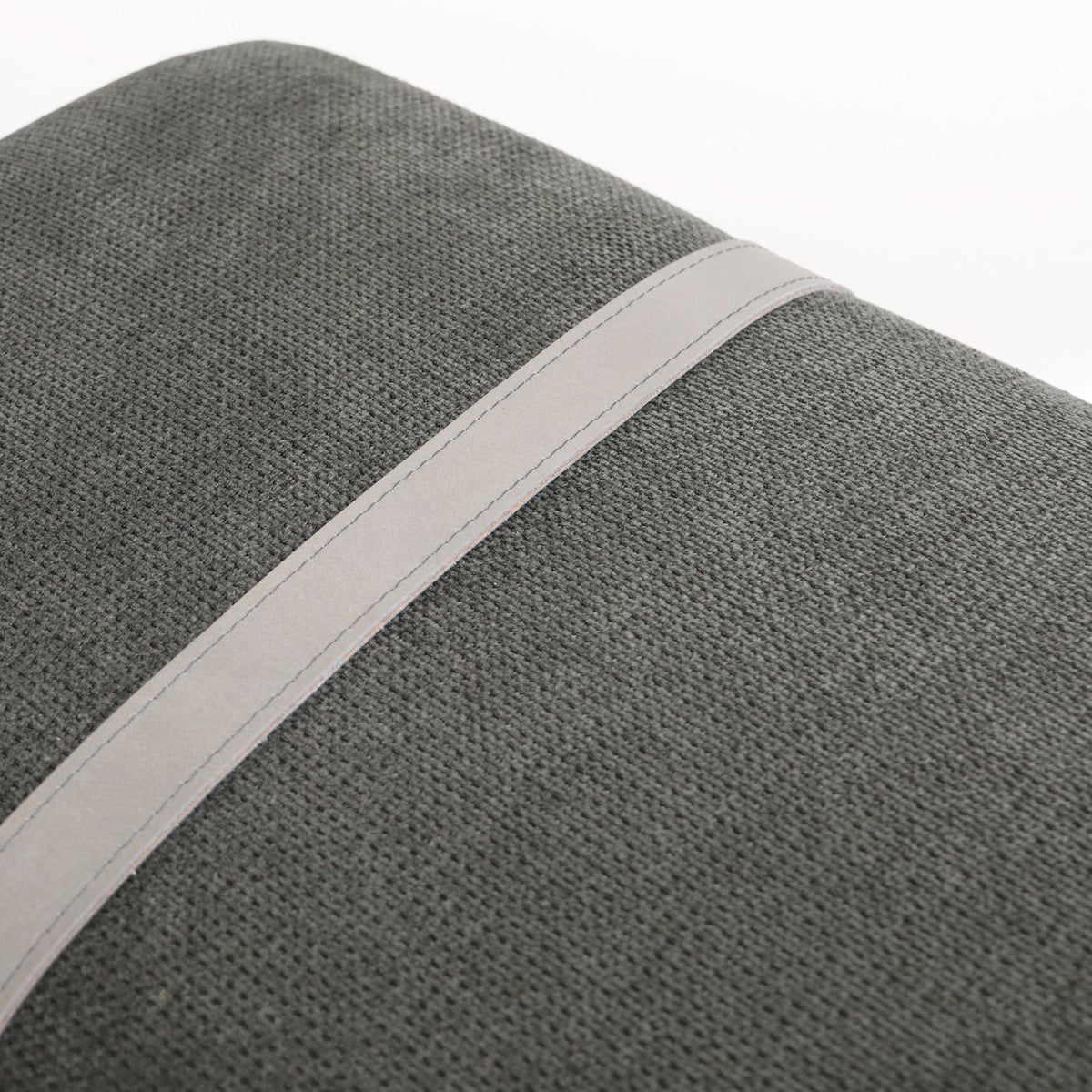 Baxter Fabric Ottoman / Bench - Charcoal