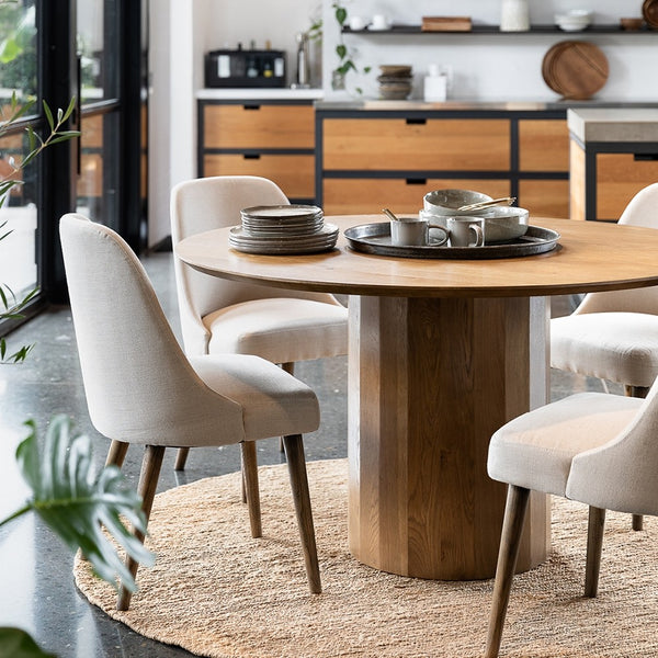 Chicago Round Dining Table - Round Base