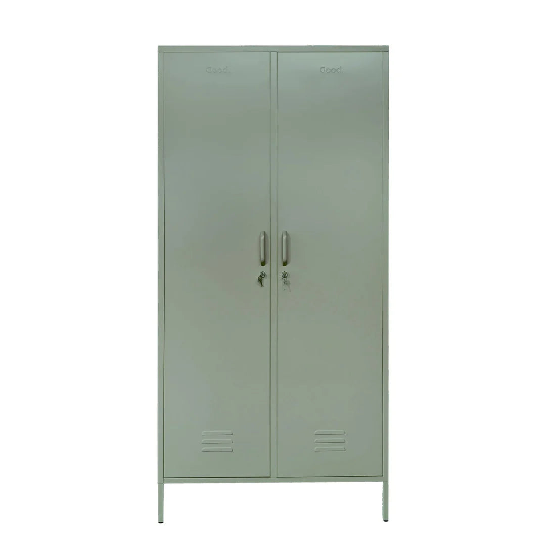 Clarence Contemporary Metal Locker - Duck Egg