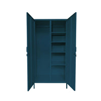 Clarence Contemporary Metal Locker - Sea Blue