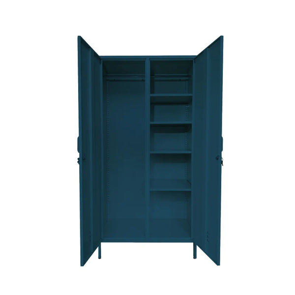 Clarence Contemporary Metal Locker - Sea Blue