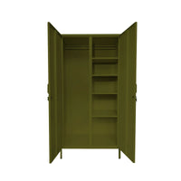 Clarence Contemporary Metal Locker - Olive