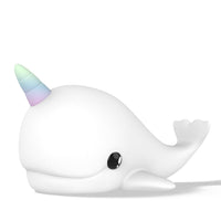 Squishy Narwhal USB Rechargeable Night Light