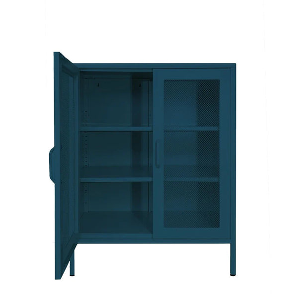 Gertrude Contemporary Metal Locker - Sea Blue  