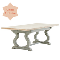 Fullerton Extension Dining Table 200-280cm - Grey White