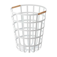 Laundry Basket Round White