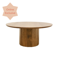 Chicago Round Coffee Table - Round Base