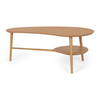Curved Coffee Table - Oak