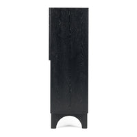 Etch Highboard Display - Black
