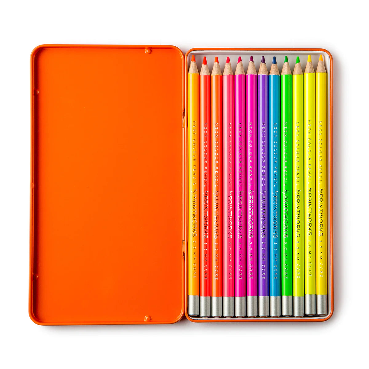 Colour Pencils (Set Of 12) - Neon