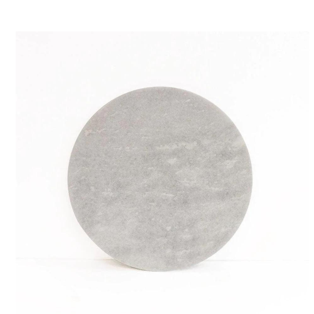 Marble Charger Plate - White