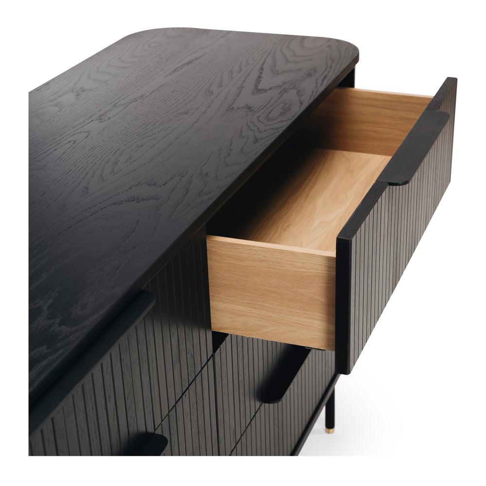 Anders 6 Drawer Dresser - Black - Humble & Grand Homestore