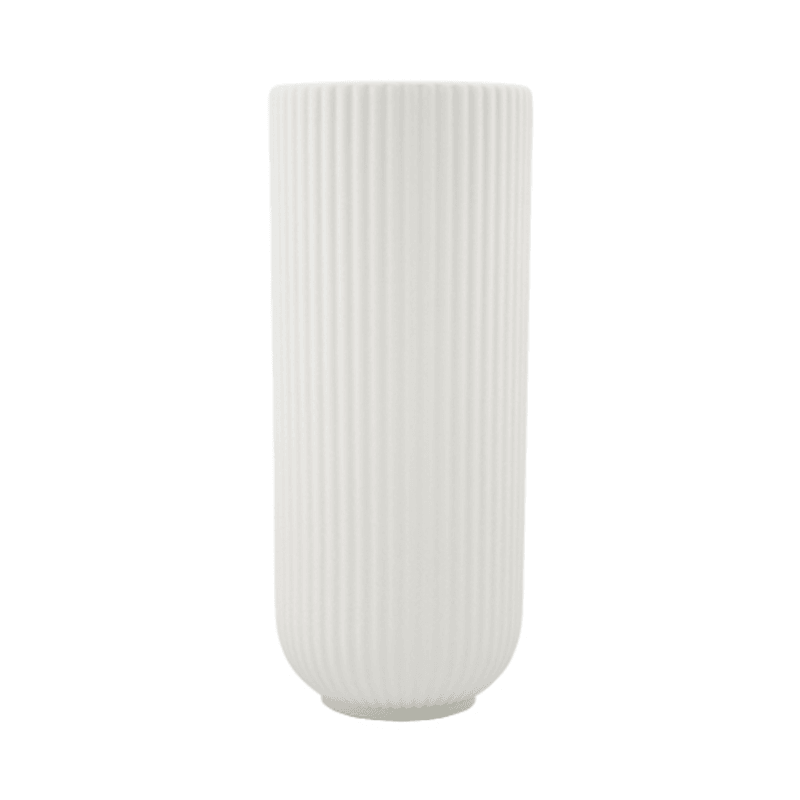Anri Ribbed Ceramic Vase - Large - Humble & Grand Homestore