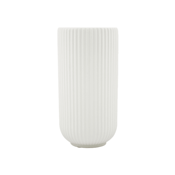 Anri Ribbed Ceramic Vase - Small - Humble & Grand Homestore