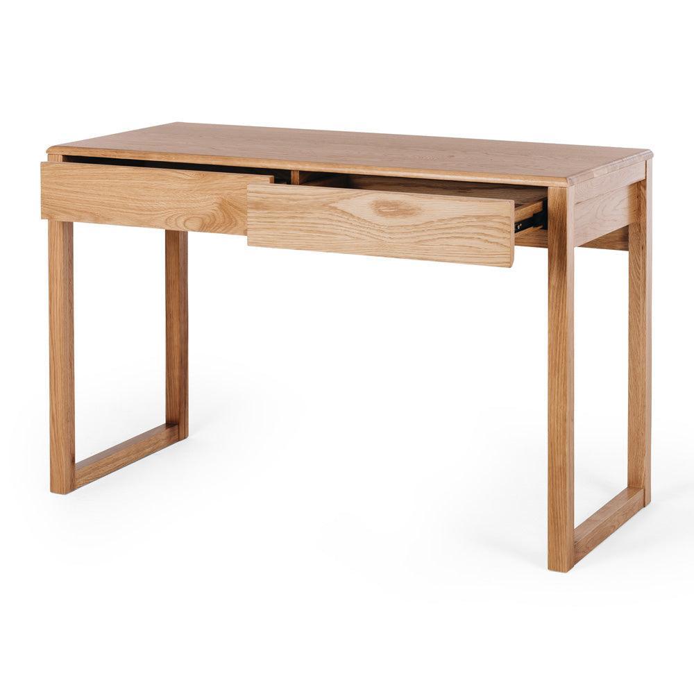 Avalon Natural Oak Desk - Oak Top - Humble & Grand Homestore