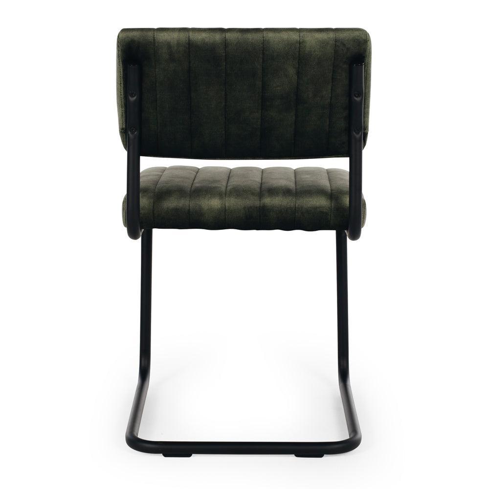 Blake Dining Chair - Velvet Moss Green - Humble & Grand Homestore
