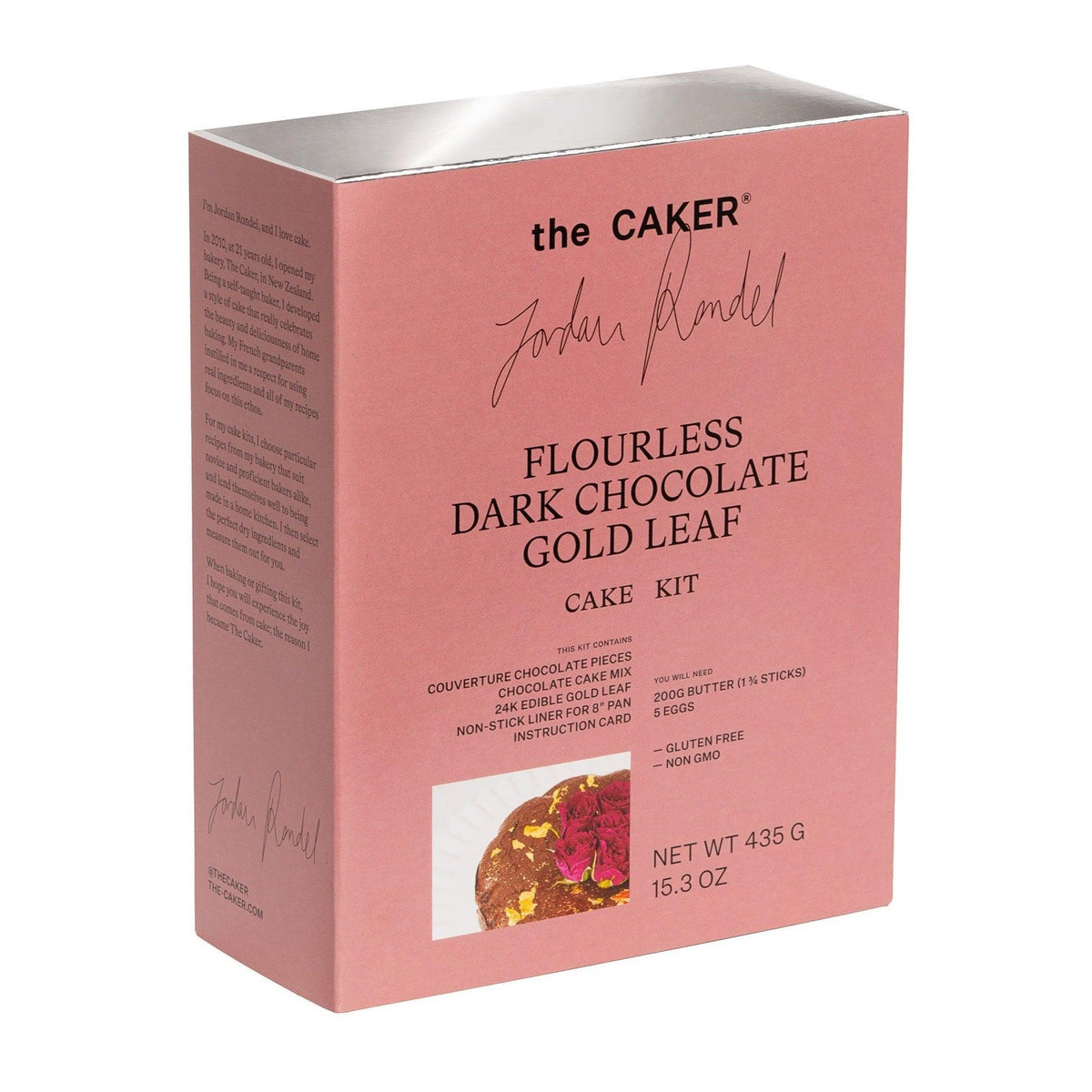 Cake Mix - Flourless Dark Chocolate Gold Leaf - Humble & Grand Homestore