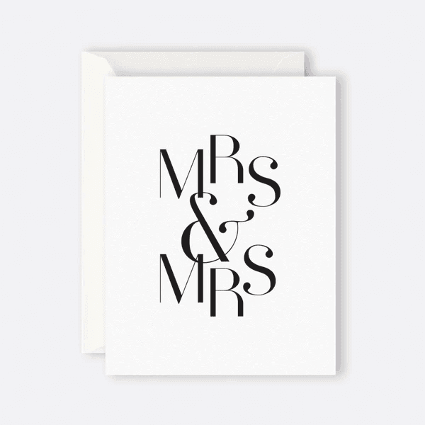 Card - Mrs & Mrs - Humble & Grand Homestore