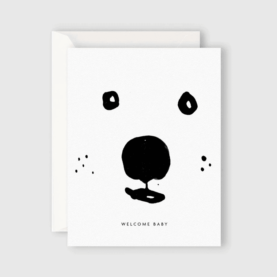 Card - Welcome Baby Bear - Humble & Grand Homestore
