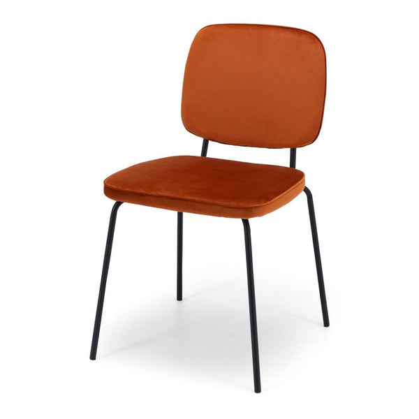 Clyde Dining Chair - Burnt Orange - Humble & Grand Homestore