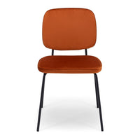Clyde Dining Chair - Burnt Orange - Humble & Grand Homestore