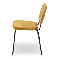 Clyde Dining Chair - Mustard - Humble & Grand Homestore