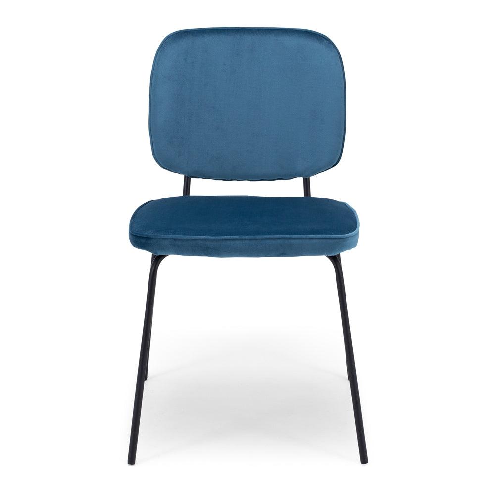 Clyde Dining Chair - Ocean Blue - Humble & Grand Homestore