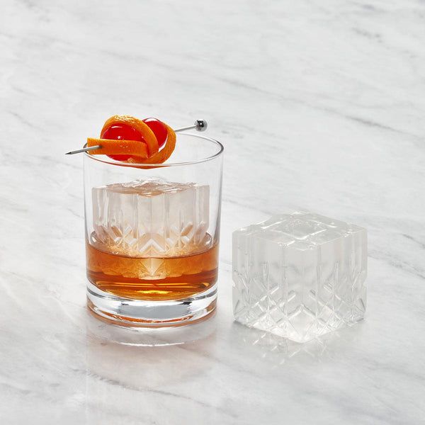 Cocktail Ice Tray Etched - Humble & Grand Homestore