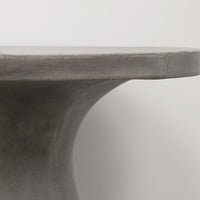 Corfu Concrete Pedestal Table - Grey - Humble & Grand Homestore