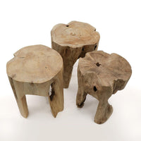 Crusoe Tooth Side Table - Natural - Humble & Grand Homestore