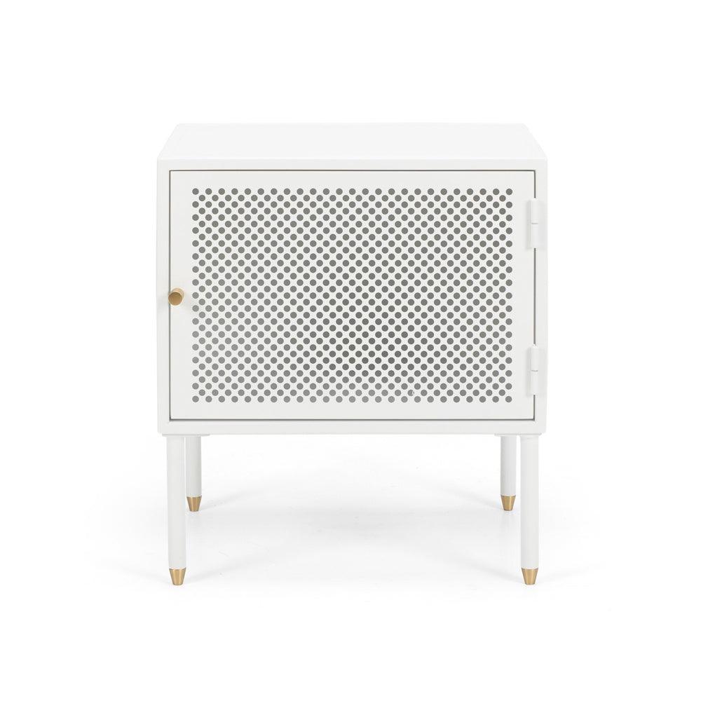 Dawn Bedside Left Opening - White - Humble & Grand Homestore