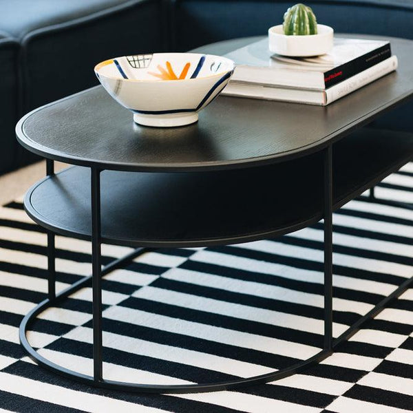 Deco Coffee Table - Black - Humble & Grand Homestore