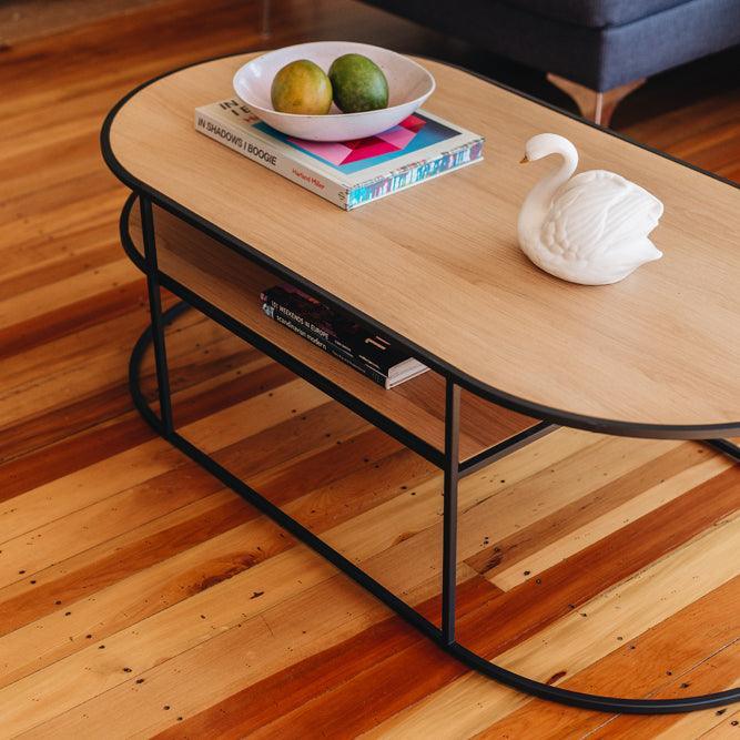 Deco Coffee Table - Natural Oak - Humble & Grand Homestore