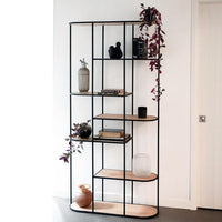 Deco Display/Bookcase - Natural Oak - Humble & Grand Homestore