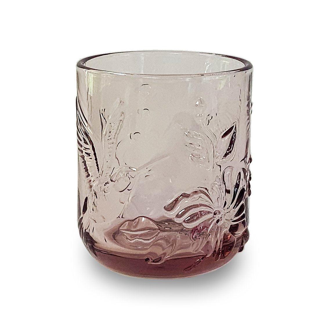 Drinking Glass - Pink Rainforest - Humble & Grand Homestore