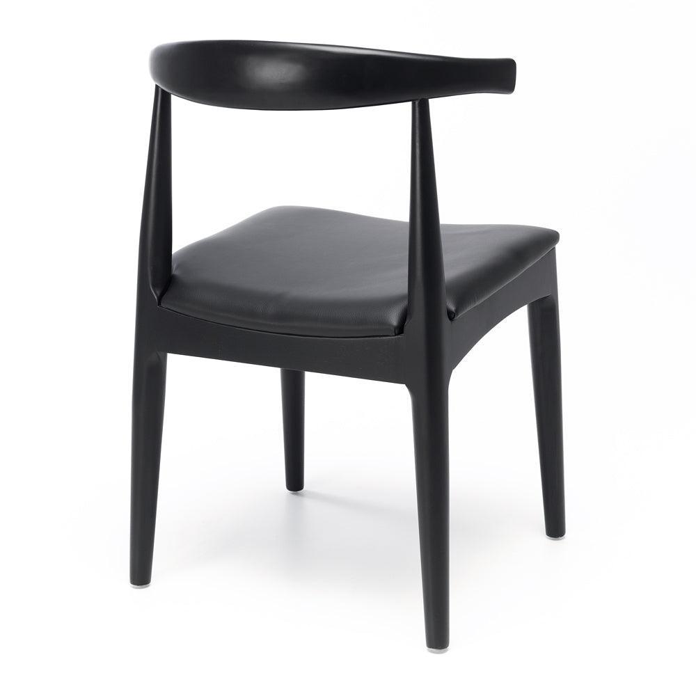 Elbow Dining Chair - Black - Humble & Grand Homestore