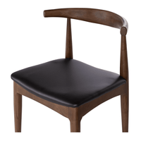 Elbow Dining Chair - Deep Oak - Humble & Grand Homestore